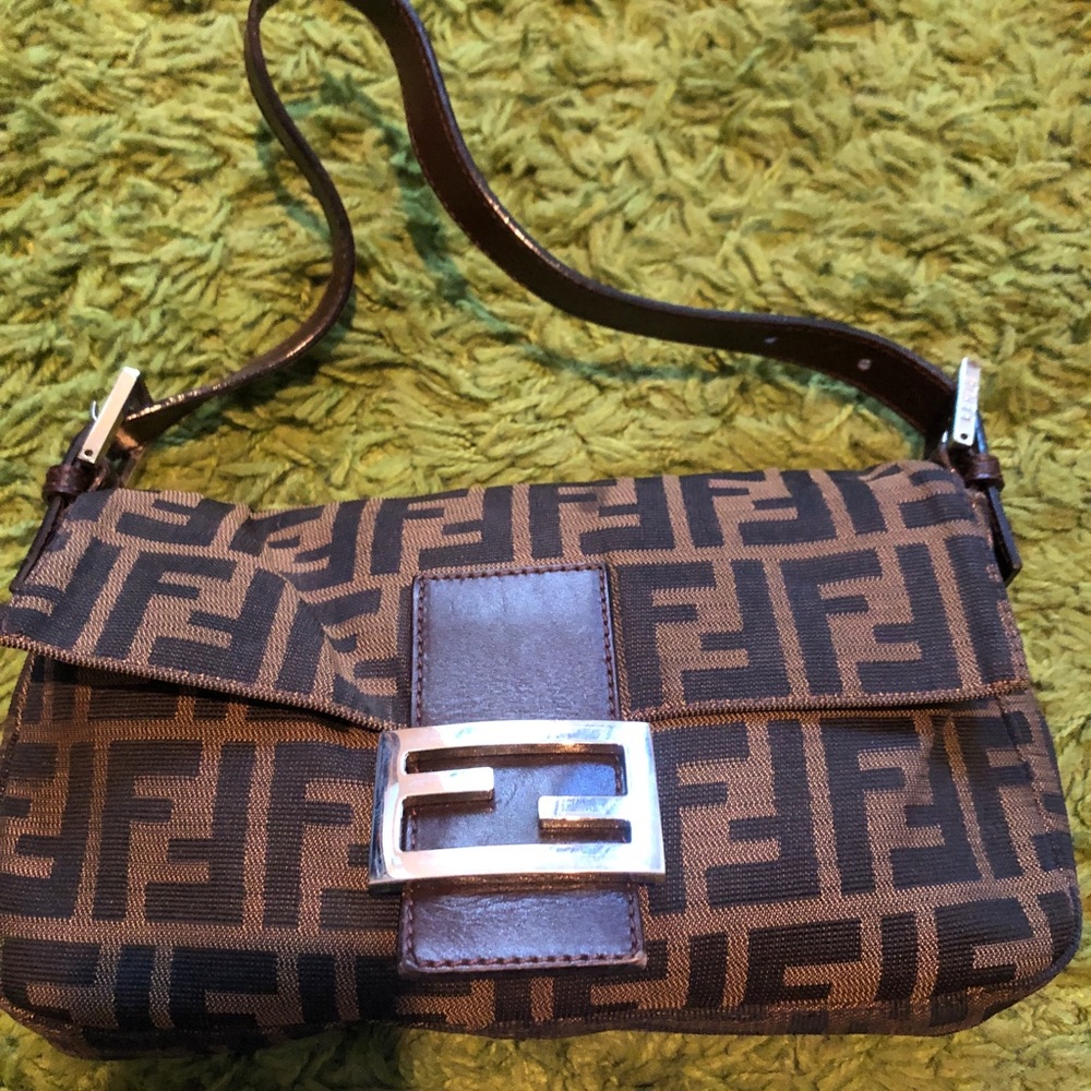 Fendi Zuccarelli Baguette Bag